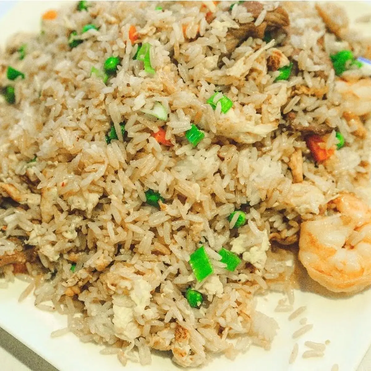 Combination Fried Rice w Chicken Beef and Shrimp 24 什錦炒飯